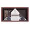 13" x 26.5" Mahogany Flag & Memorabilia Display Case by Studio Décor®